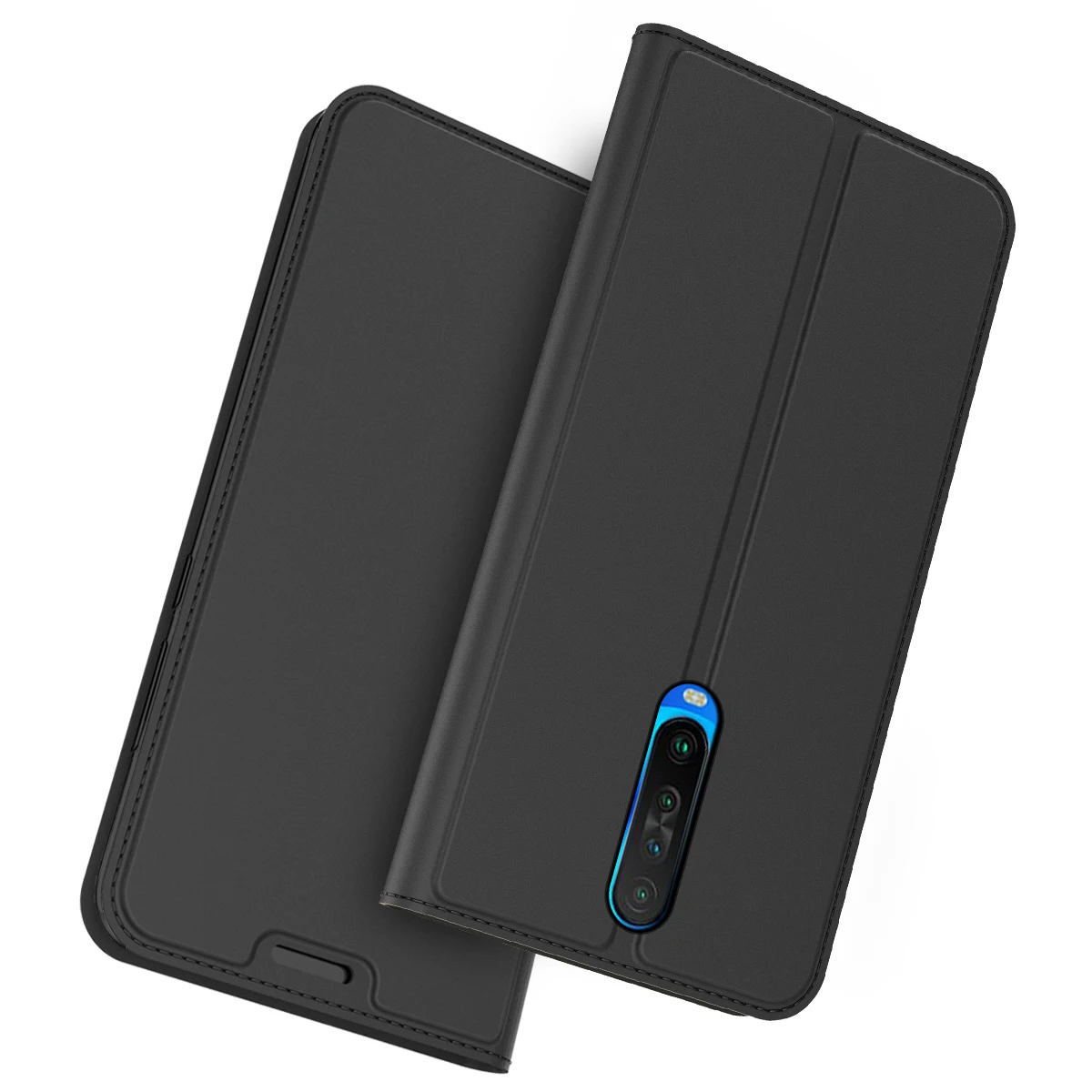 Чехол для Xiaomi Redmi K30 из искусственной кожи с откидной крышкой и подставкой чехол
