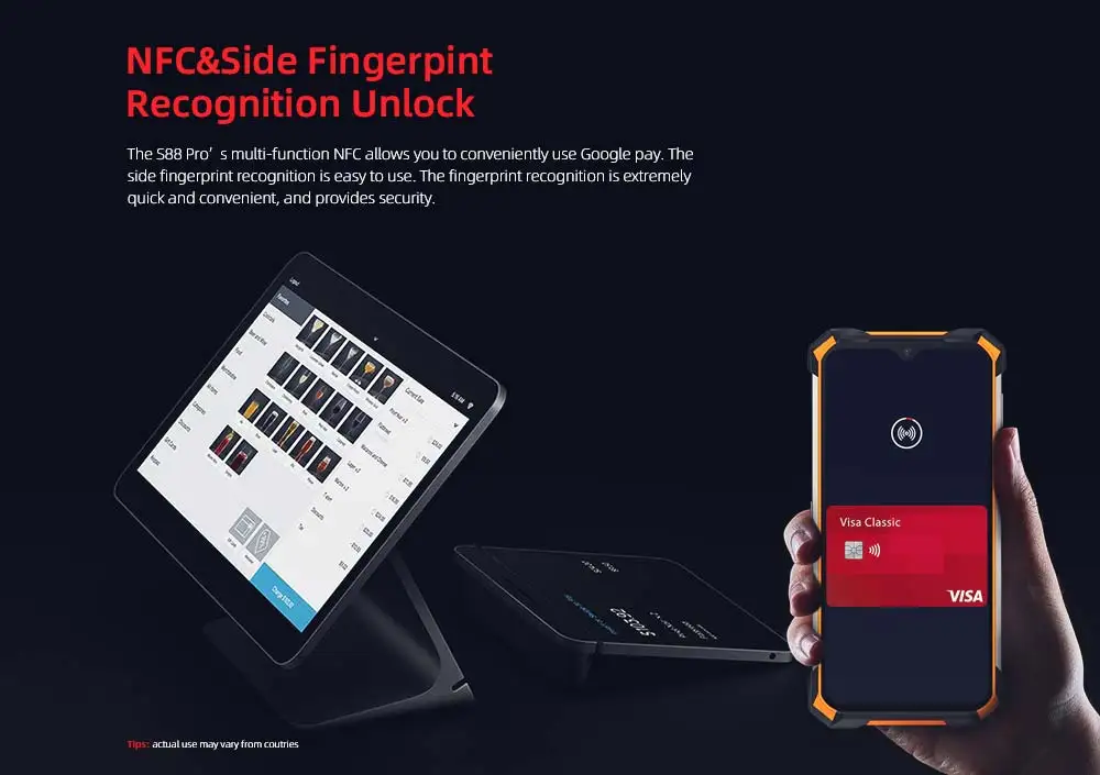 IP68/IP69K DOOGEE S88 Pro Rugged Mobile Phone 10000mAh telephones Helio P70 Octa Core 6GB RAM 128GB ROM smartphone Android 10 OS