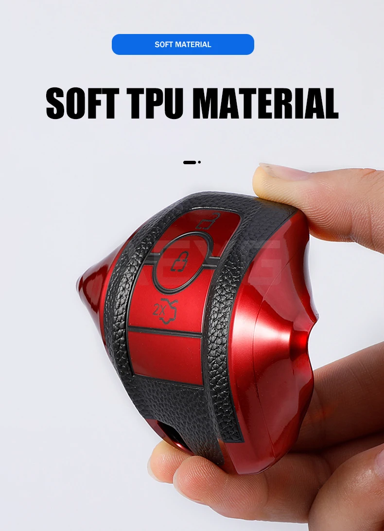 TPU Leather Car Key Case Cover Shell For Ford F-150 F-250 F-350 2018 2017 Fusion Mustang Explorer Key Holder Auto Accessories - Hf4697c51579c4652aca9b696f7715c16I