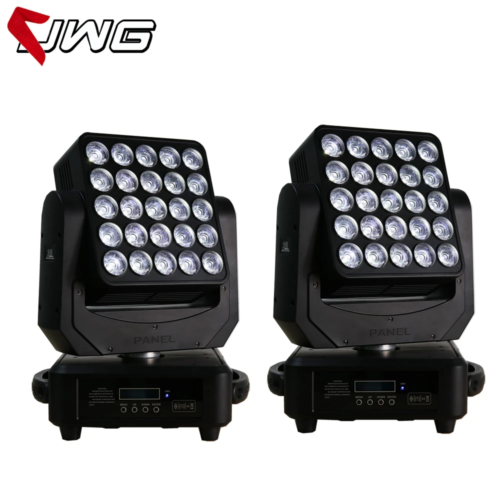 

Высококачественный Мощный декоративный светильник, 25x15 Вт, 5 светодиодный, вращающаяся матрица