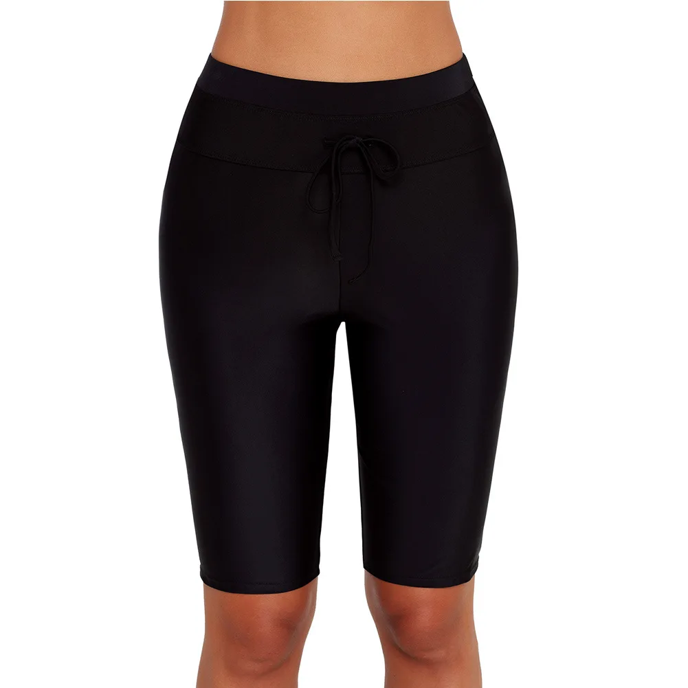 Knee Length Swim Shorts For Women 