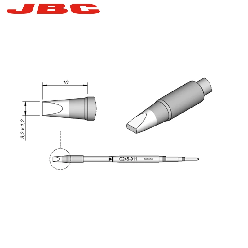 Картридж с долотом JBC аксессуары для пайки наконечники | Инструменты