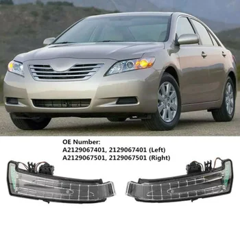 

1 Pair Turn Signal Light Rearview LED Yellow Exterior Car Auto Replacement