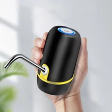Черный USB беспроводной умный Электрический диспенсер для водяного насоса портативная бутылка для питья воды инструменты для спорта/кемпинга