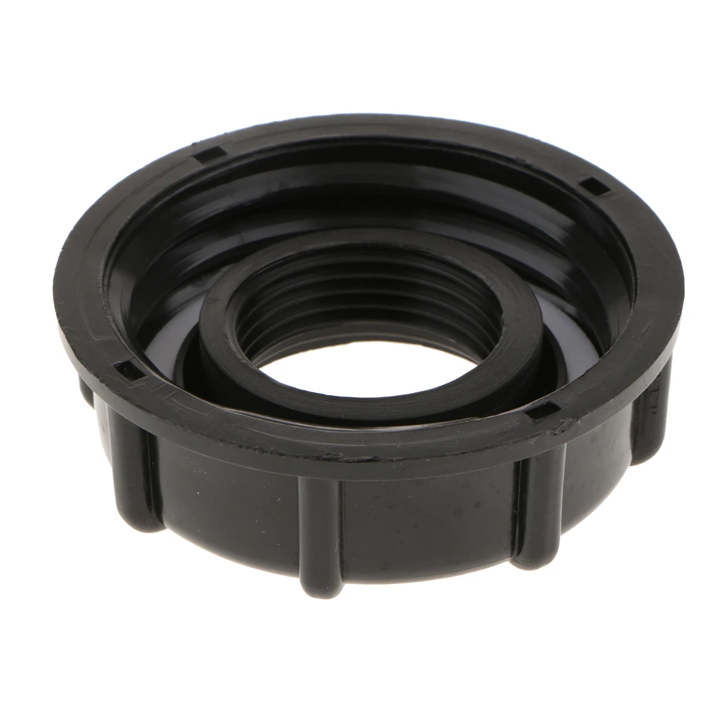 4pcs Water Tank Connector Bulkhead Tank Fitting, (1inch) IBC Tote Tanks Drain Adapters - Thick Thread