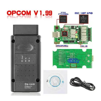 

NEW 2019 OPCOM 1.65 1.70 V1.78 1.95 1.99 For Opel super Scanner CANBUS COM OP V1.59 shipping scanner free OP-COM OBD2 Diagn F4Y8