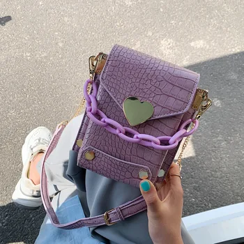 

Retro small bag female bag 2020 popular new wave fashion wild chain messenger bag small square bag