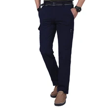 Рабочие брюки-карго мужские повседневные армейские быстросохнущие уличные брюки с несколькими карманами KNG88