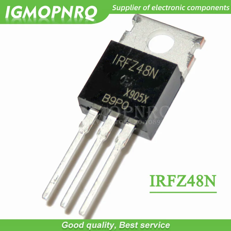 55V N Channel Power Mosfet Lot of 2 NEW IRF International Rectifier IRFZ48N 64A 