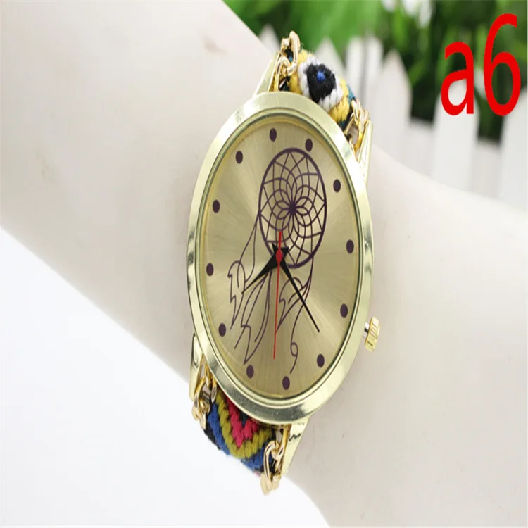 

Fulaida Quality Watch AliExpress Hot Selling WOMEN'S Quartz Watch Shag Rope Handmade DIY Table