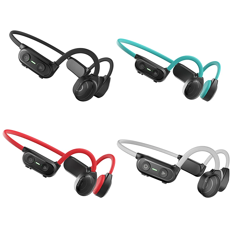 BluetoothV5 0 Wireless Headphones Bone Conduction Earphone Handsfree Headsets Outdoor Sport Headset With Microphone For Running