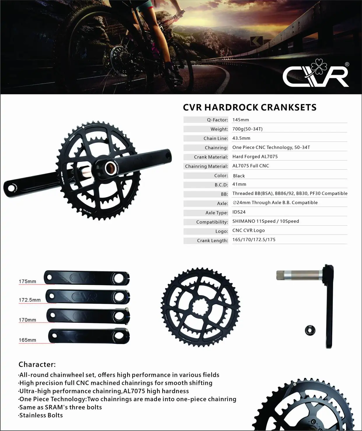 cvr crankset