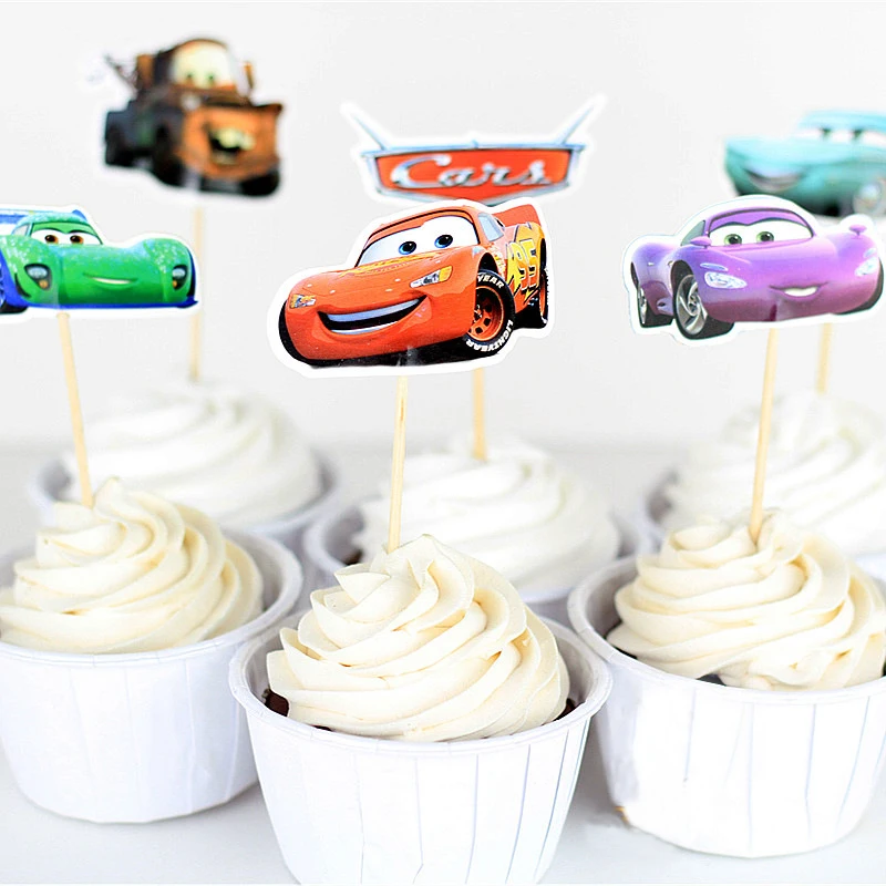 Disney Cars Lightning Mcqueen Baby Happy Birthday Party Supplies Decoration Set Disposable Tableware Tablecloth Plate Cup Banner