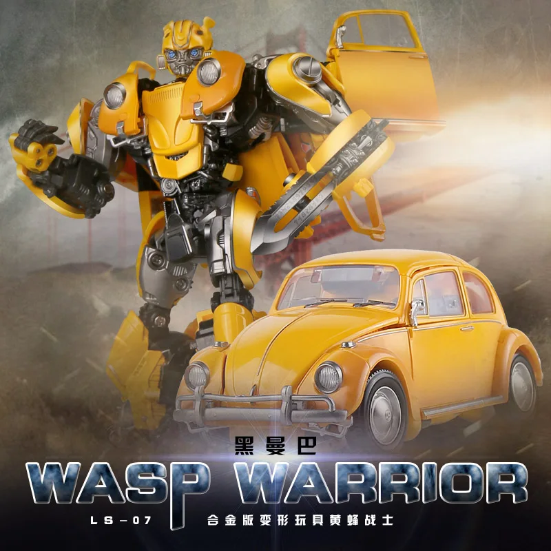 

BMB Transformation LS-07 LS07 Bumblebee Alloy Metal Movie Film voyager Edition Action Figure Robot Deformation Toys Kids Gifts