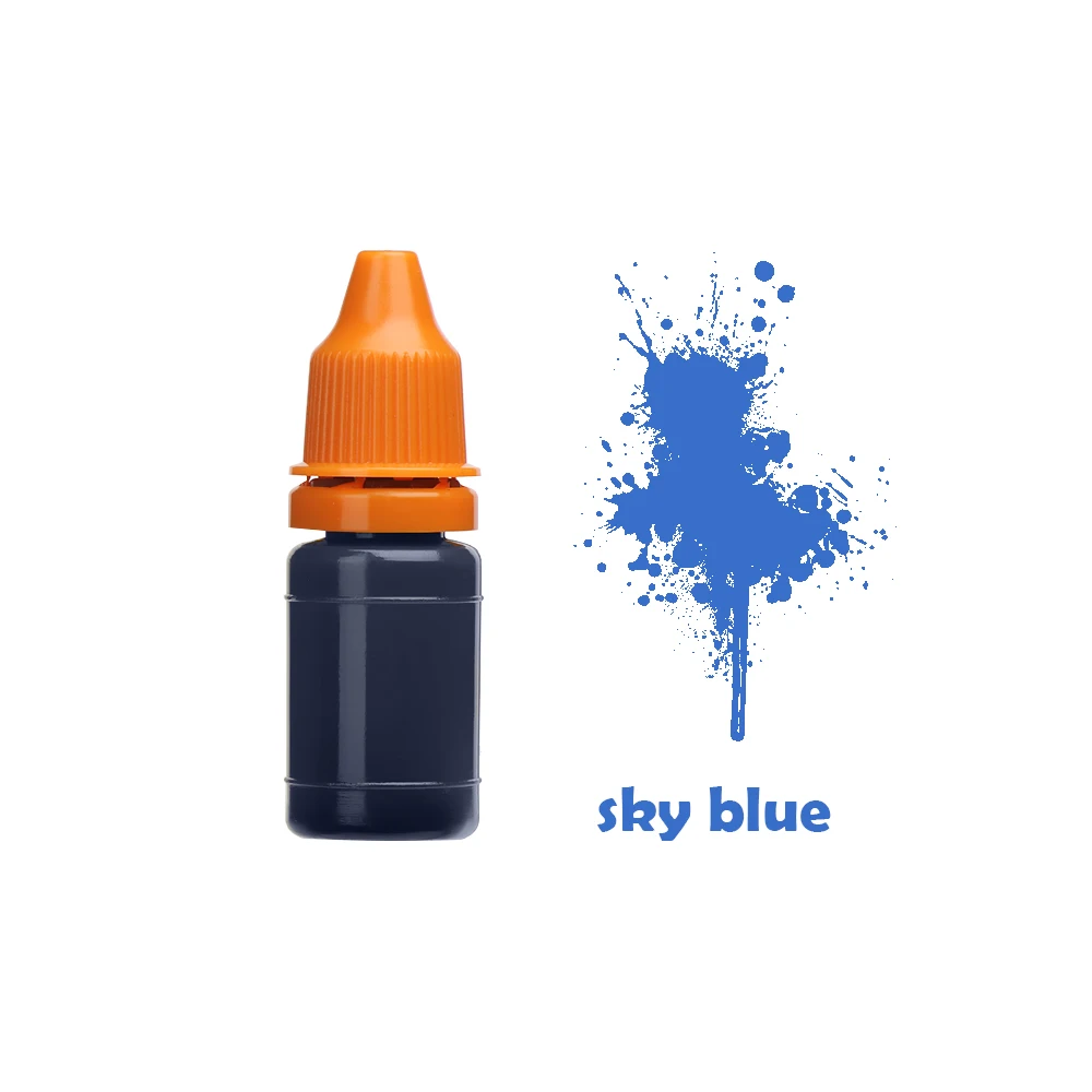 1Pcs DIY Fast Drying Inkpad Flash Refill Stamping Ink Inking Photosensitive Custom Clear Stamp Oil for Office School Make Seal 