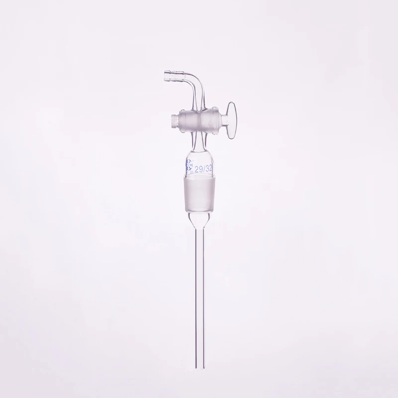 

Curved suction connector,Feeding tube,Glass valve 29/32,200mm long under the scrub,Joint with glass stopcock