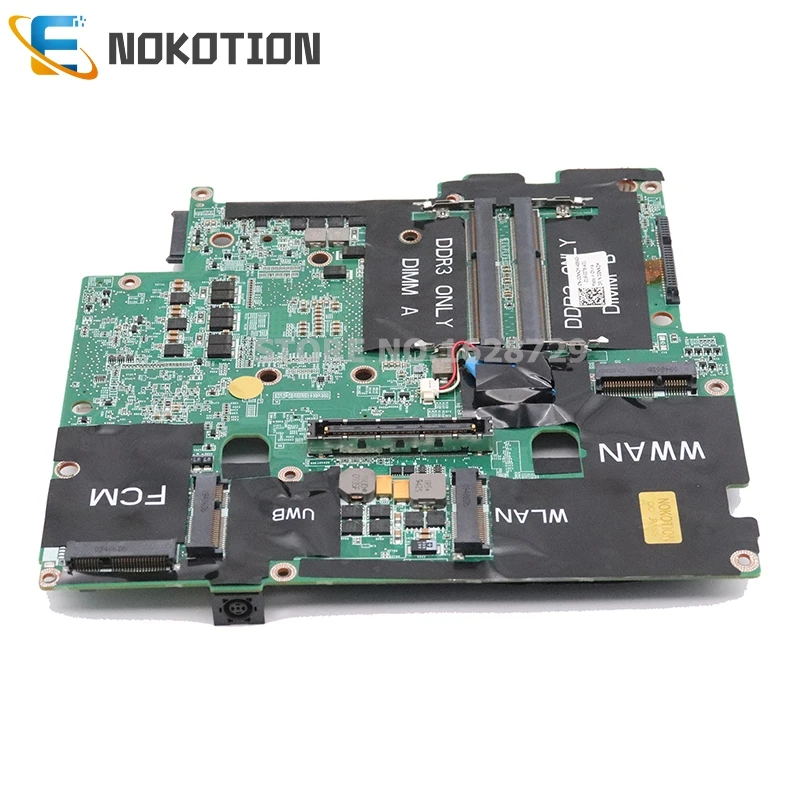 NOKOTION CN-0VN3TR 0VN3TR CN-0GNN2M DA0XM2MBAG1 для Dell Precision M6500 Материнская плата ноутбука независимый графический слот PM55 DDR3