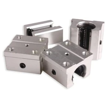 

4 Pcs SBR10UU Linear Bearing 10mm Linear Bearing Slide CNC Parts Linear Slide for Linear Guide