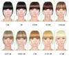 Alileader High Quality Bangs Blunt Bang Hairpieces Neat Front False Fringe Thin Synthetic Hair Bangs 2Clip In Hairpiece Fringe ► Photo 2/6