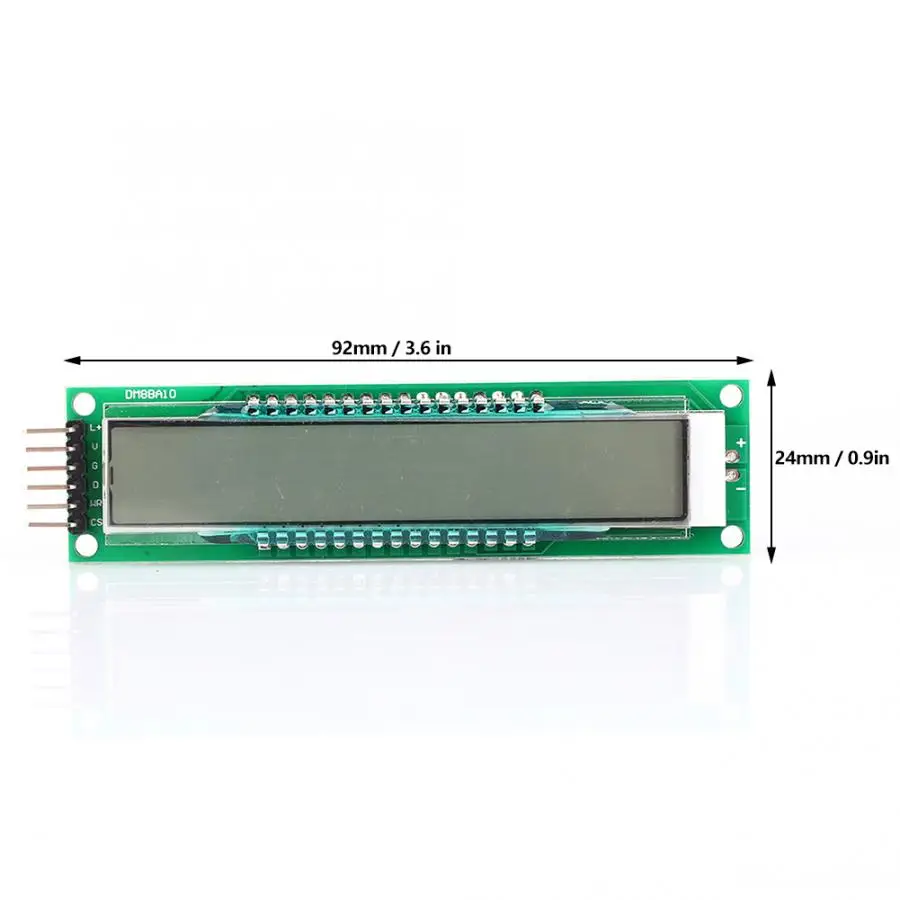 DM8BA10 10-битная 16 сегментный ЖК-дисплей светодиодный дисплей модуль DC 5V TM1622 чип TM1622 совместим с HT1622