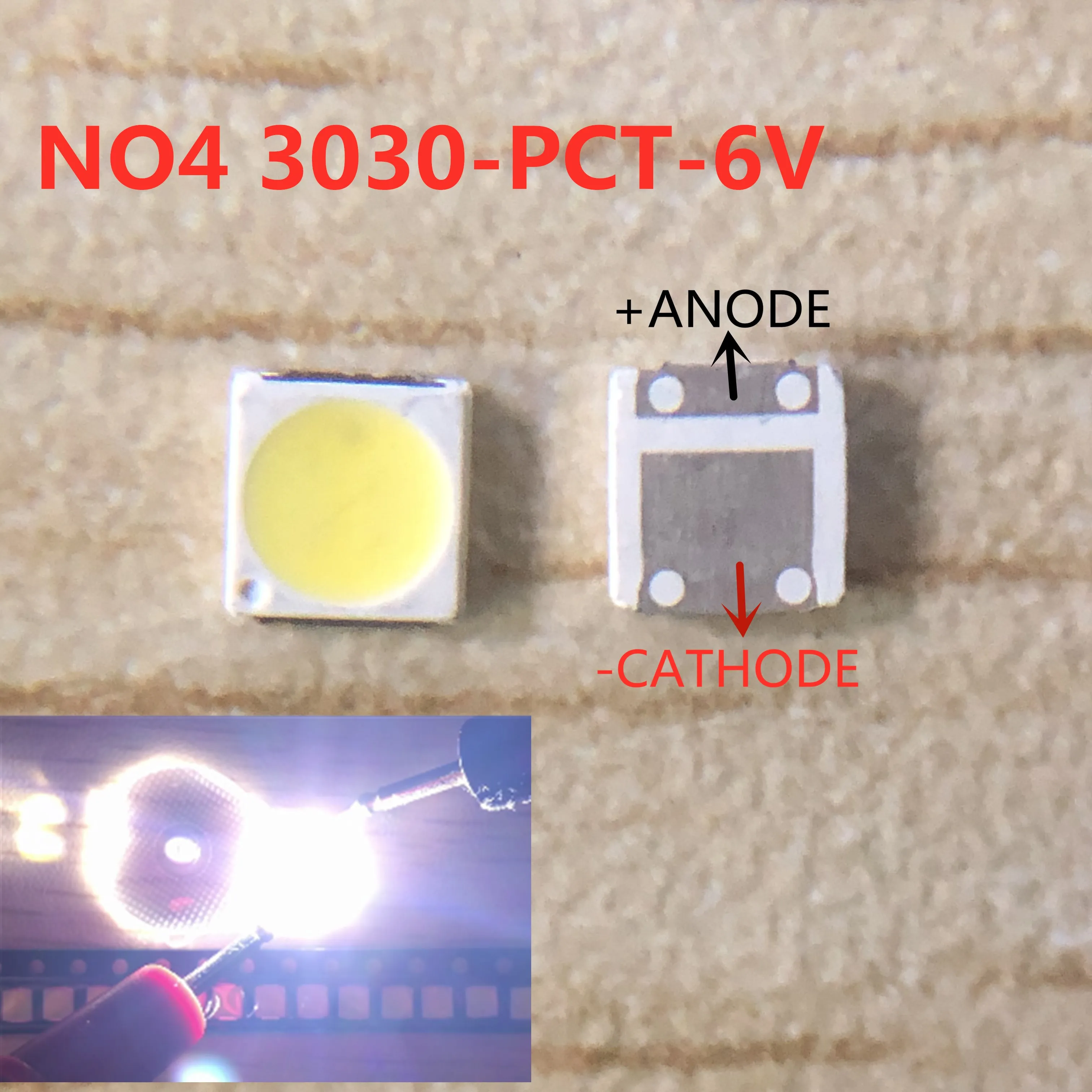 Светодиодная подсветка EVERLIGHT 1 2 Вт 3030 6 в 12 лм 30 шт.|everlight led|led for tv backlightled backlight |