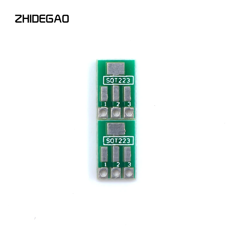 20pcs SOT89 SOT223 to DIP PCB Transfer Board DIP Pin Board Pitch Adapter keysets