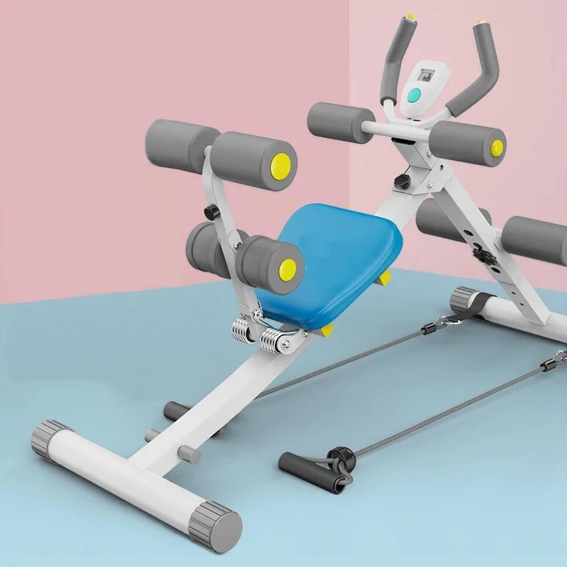 Multifunctional Abdominal Board Foldable Sit Up Assistant Home Fitness Equipment Female Abdomen Muscle Waist Machine Gym