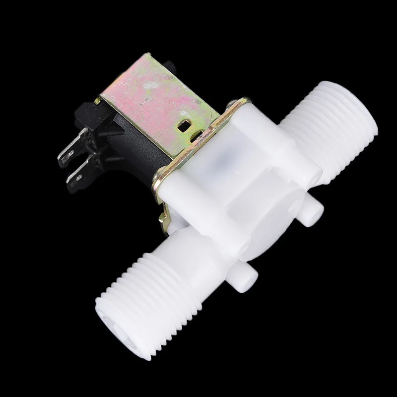 Plastic Solenoid Valve 1/2" Magnetic Washing Machine Dispenser Drinking Water Pneumatic Pressure Controller Switch 12V 24V 220V
