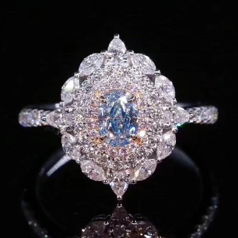 ZHIXUN, модные розовые кольца геометрической формы для женщин, подарок на свадьбу, годовщину, день рождения, кольцо, размер 5-11, W5M426
