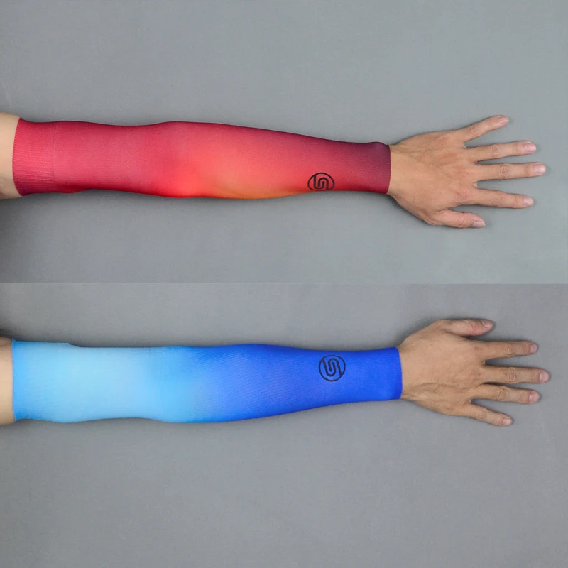 Swiftofo Cycling Arm Warmers Stripe Fabric Breathable UV Protection Running Sleeves Fitness Basketball Bike Sleeve Sport | Спорт и