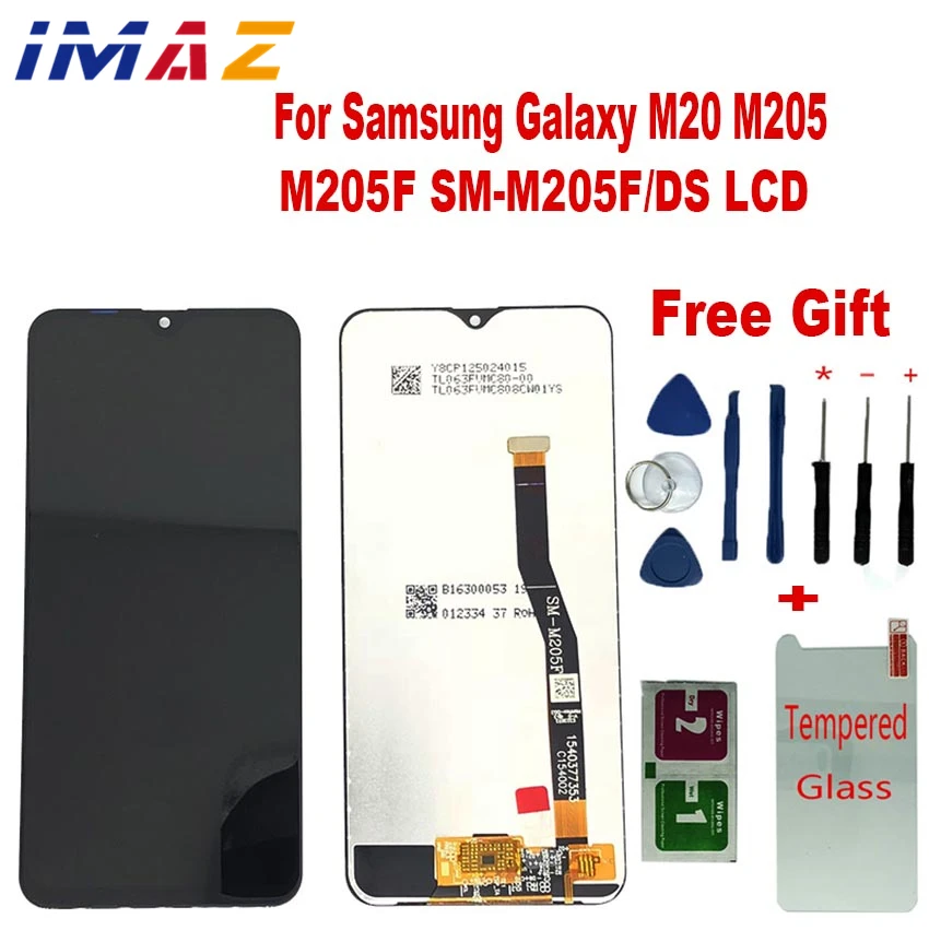 IMAZ оригинальный 6 3 "для Samsung Galaxy M20 2019 SM-M205 M205F M205G/DS ЖК-дисплей сенсорный экран