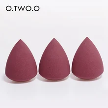Портативная мягкая сухая влажная двойная Губка косметическая пудра слойка макияж слойка форма капли воды