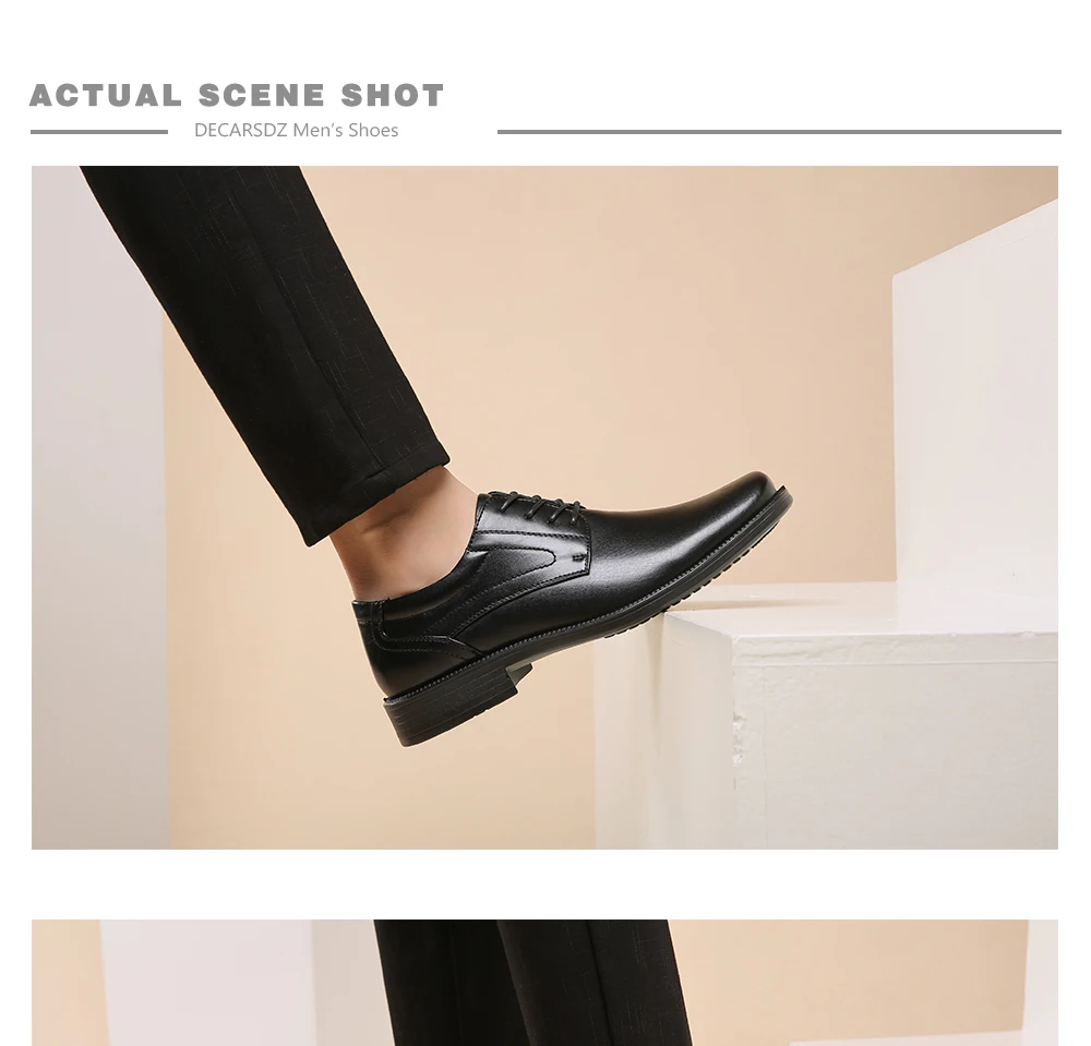 Men Fashion Office Design Classic Men Shoes Leather Comfy Lace up Men Casual Shoes New Autumn Shoes 30 Hf46b9df11f1b4f43bb409b1eaa485bfef
