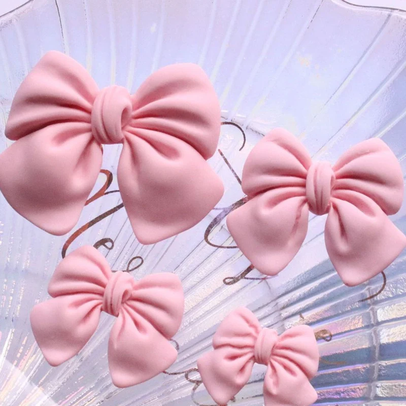 20Pcs New Resin Bowknot Crafts Accessories DIY Earrings Necklaces Decorative Material Patch Woman Handmade Craft Supplies Resin