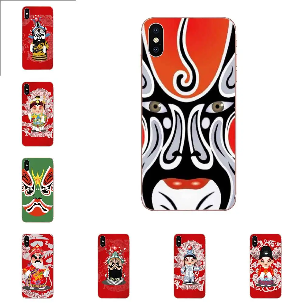 Модные Пекинской оперной маски Стиль для Huawei NOVA 2 V20 Y3II Y5 Y5II Y6 Y6II Y7 Y9 G8 G9 GR3 GR5 GX8 Prime 2018