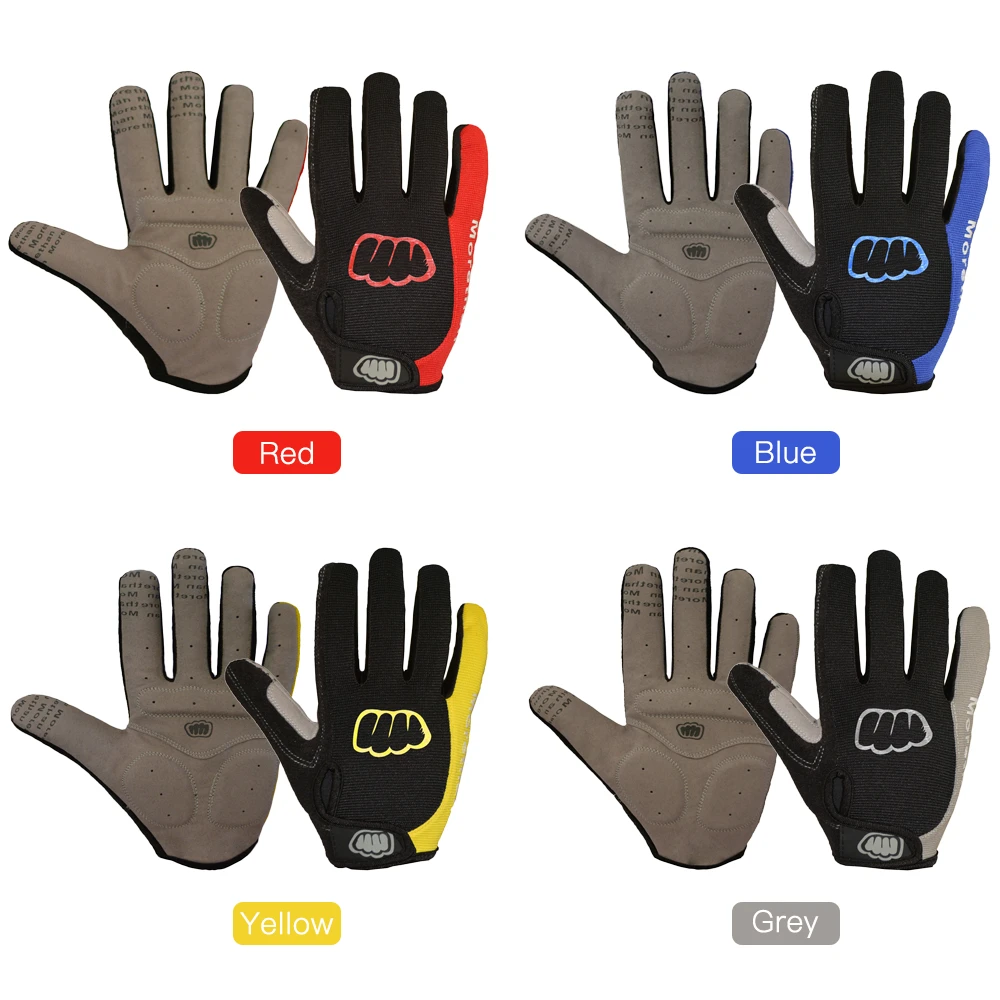 Cycling Gloves for Men / Women Winter Warm Full Finger Thermal Fleece Touchscreen Bicycle Gloves Anti Slip Gel Pad Gloves