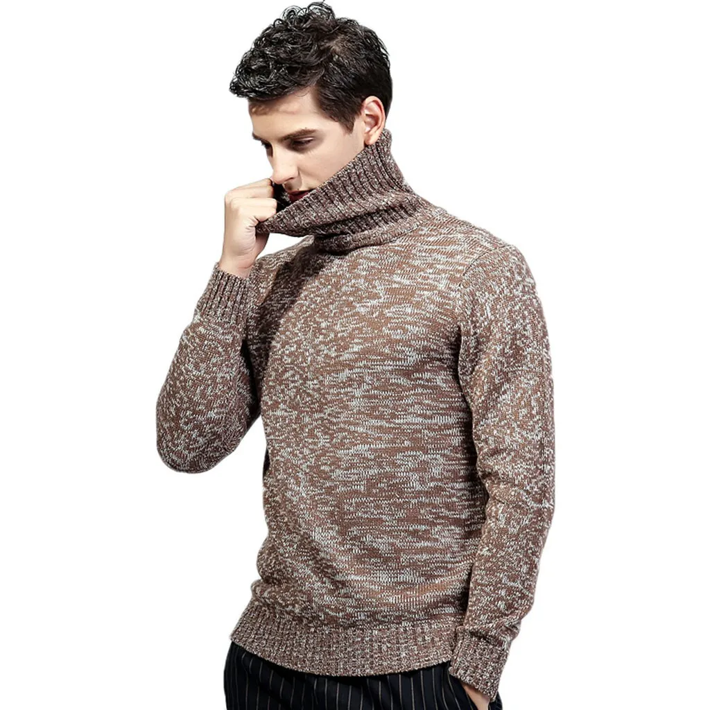 Men's Autumn Winter Casual Long Sleeve Knitting Hoodie Sweaters Tops Blouse Sweater Men's Slim Fit Brand Knitted Pullovers 9.24