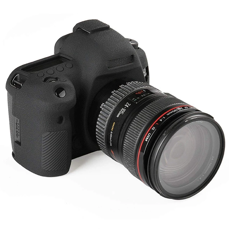 5D Mark IV чехол силиконовый резиновый защитный ударопрочный Пылезащитный/грязезащитный Противоскользящий пот мягкий чехол оболочка для Canon EO#8