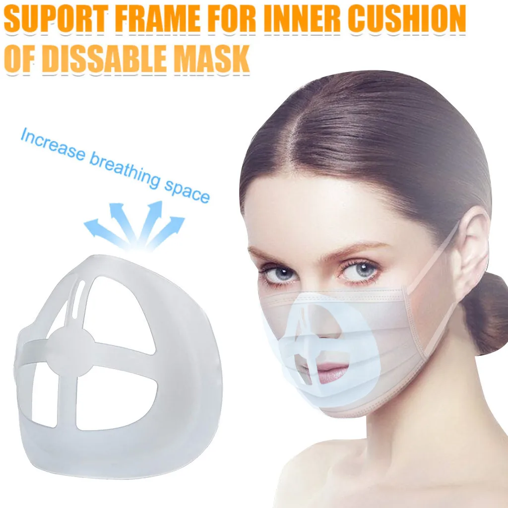 

1/3/5/6/8/10/12/15/20pc 3D Face Masks Bracket Mouth Separate Inner Stand Holder Breathing Space Mask Support