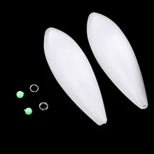 2 pçs plástico flutuante sbirolino bombarda truta pose flutua 7.5g 9.0g 12g substituição tackles para pescador