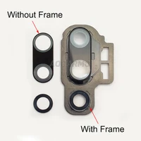 Aocarmo tylna kamera szklana soczewka z ramką pierścień pokrywa samoprzylepna naklejka część zamienna do Huawei P20 Pro 2