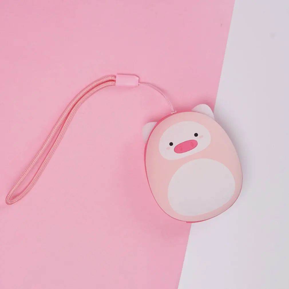 Милый мини USB зарядка с мобильным питанием красивый год свинья теплая рука сокровище обычный