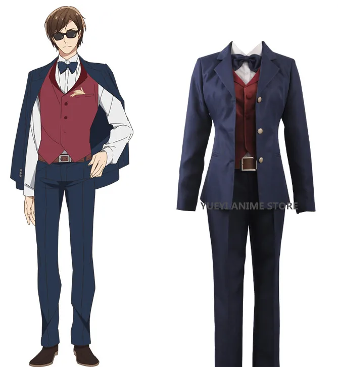 Anime Zombie Land Saga Cosplay Manager Boss Kotaro Tatsumi Men