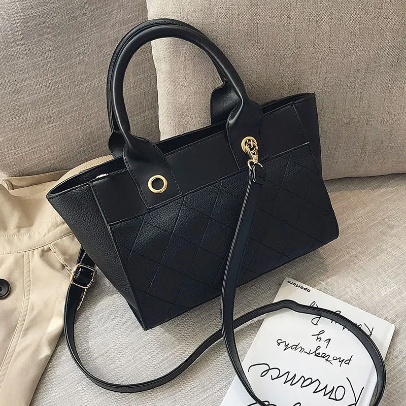 

Senior Feel Western Style Bag Woman 2019 Tidal Prism Handbag Joker Texture Will Capacity Oblique Satchel