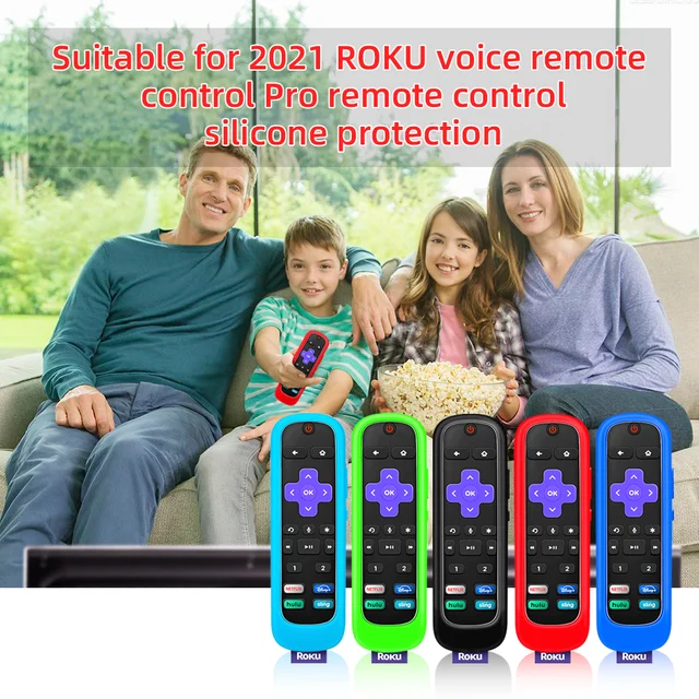 Szilikonvédő Tok A Tcl Roku Voice Pro Távirányító 4800R (2020)/4670 (2019)/4661/Sokk -Igazolási Vezérlő Borítója - Image 6