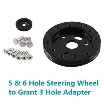 

Car Steering Wheel Gasket Auto Black Aluminum Alloy Hex Bolts Set Replacement Parts