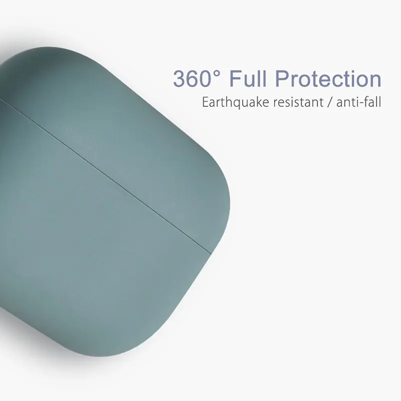 Жидкий чехол для Airpods Pro Чехол Мягкий силиконовый защитный матовый чехол тонкий аксессуар для Apple Airpod Air Pods Pod Pro Чехол