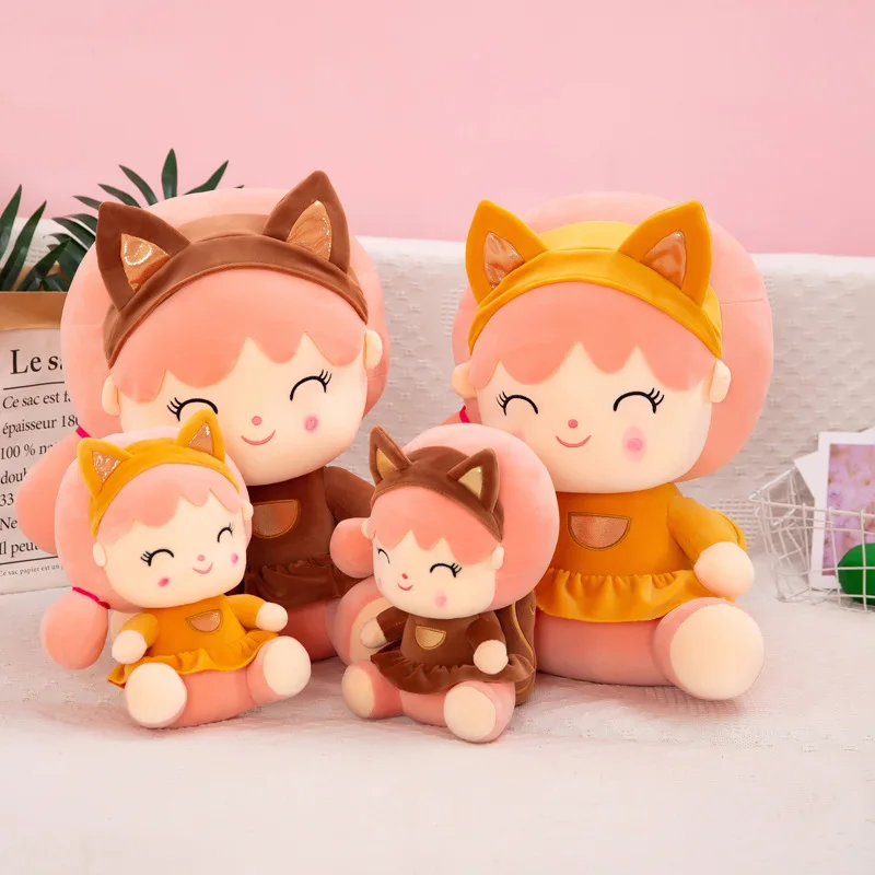Белка девочек плюшевые игрушки куклы Новый Kawaii 3D мультфильм аниме милые подушки