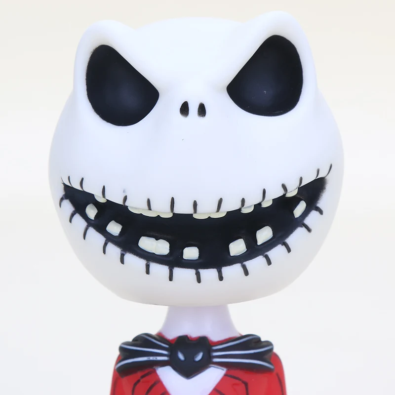 10 см Фильм Кошмар перед Рождеством Джек Wacky воблер Bobble Head ПВХ фигурка игрушка украшение автомобиля рождественский подарок