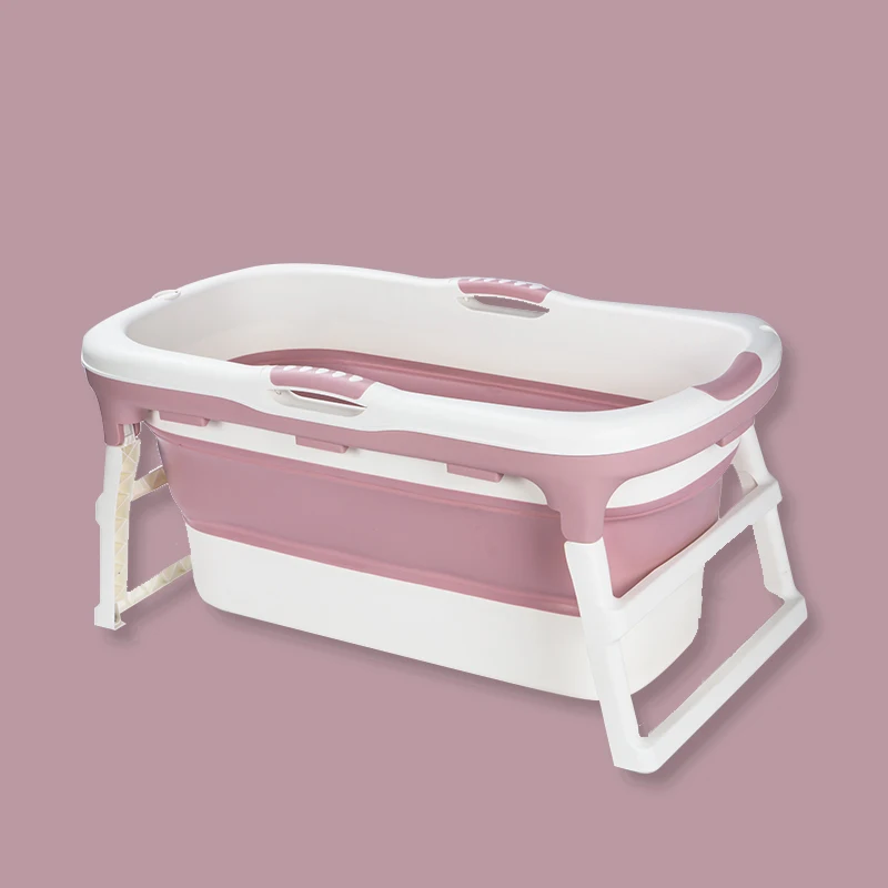

Bathing Tub Adult Foldable Bathtub Plastic Household Bath Tub Bath Tub Body Thickening Constant Temperature Portable